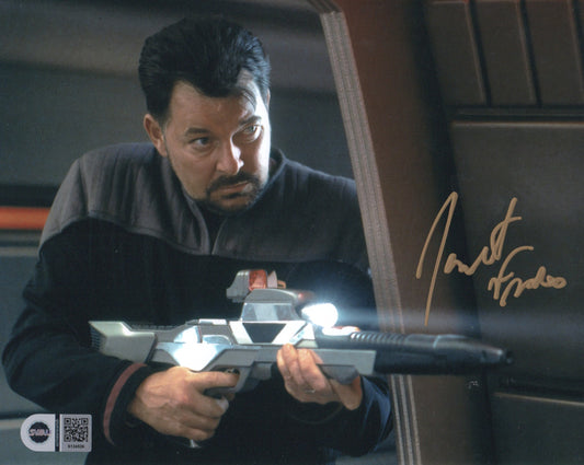 JONATHAN FRAKES SIGNED STAR TREK 8X10 PHOTO (3) ALSO SWAU
