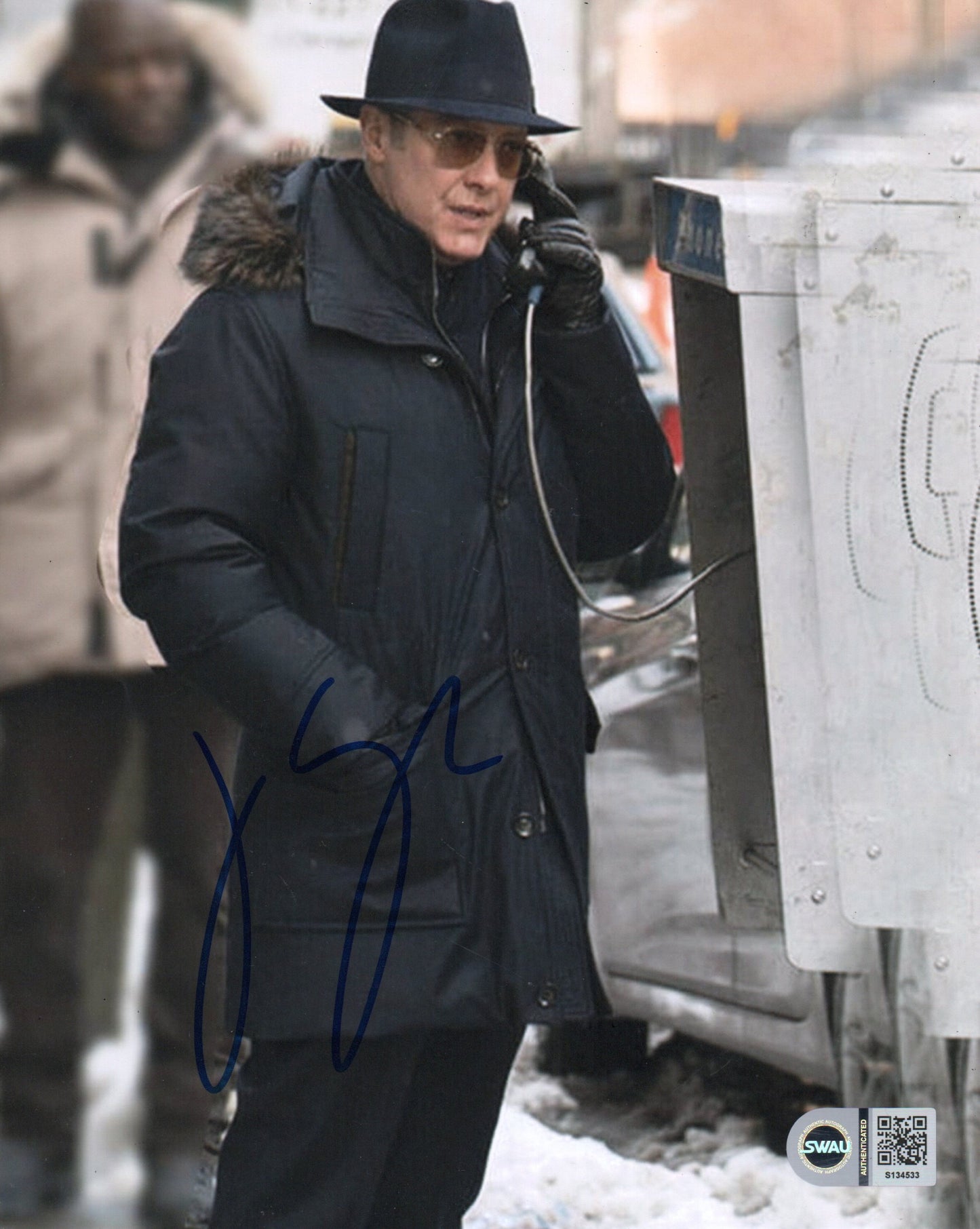 JAMES SPADER SIGNED THE BLACKLIST 8X10 PHOTO ALSO SWAU