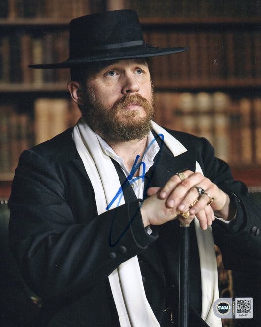 TOM HARDY SIGNED PEAKY BLINDERS 8X10 PHOTO ALSO SWAU