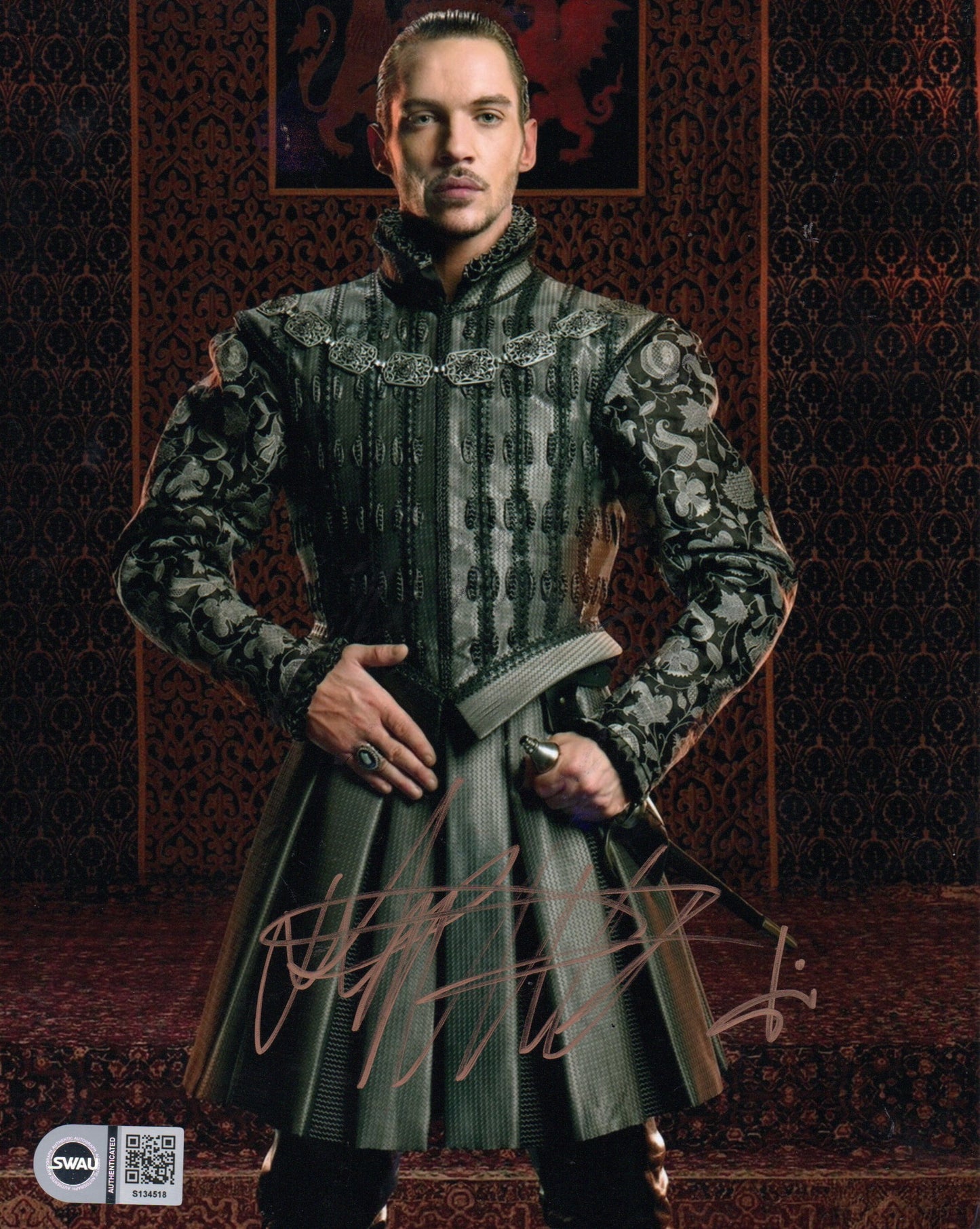 JONATHAN RHYS MEYERS SIGNED TUDORS 8X10 PHOTO ALSO SWAU