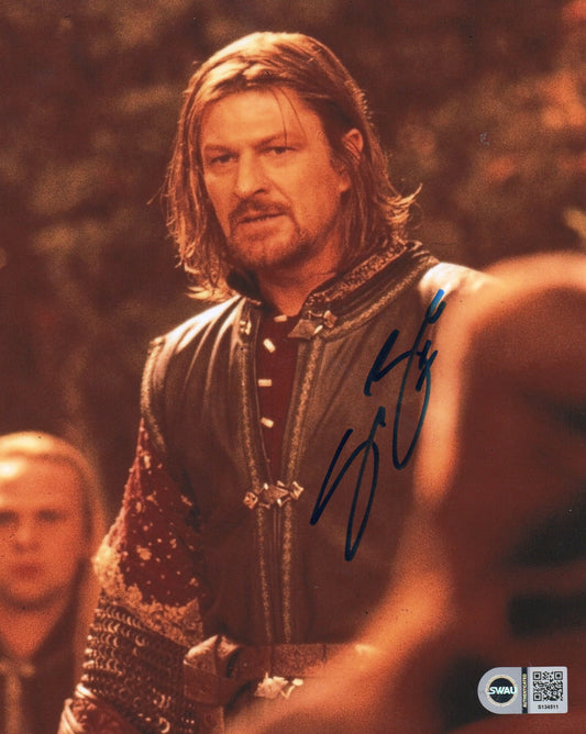 SEAN BEAN SIGNED LORD OF THE RINGS 8X10 PHOTO ALSO SWAU (2)
