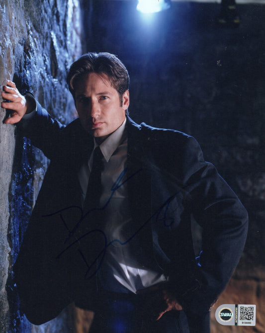 DAVID DUCHOVNY SIGNED 8X10 PHOTO (3) ALSO SWAU