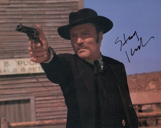 STACY KEACH SIGNED DOC 8X10 PHOTO