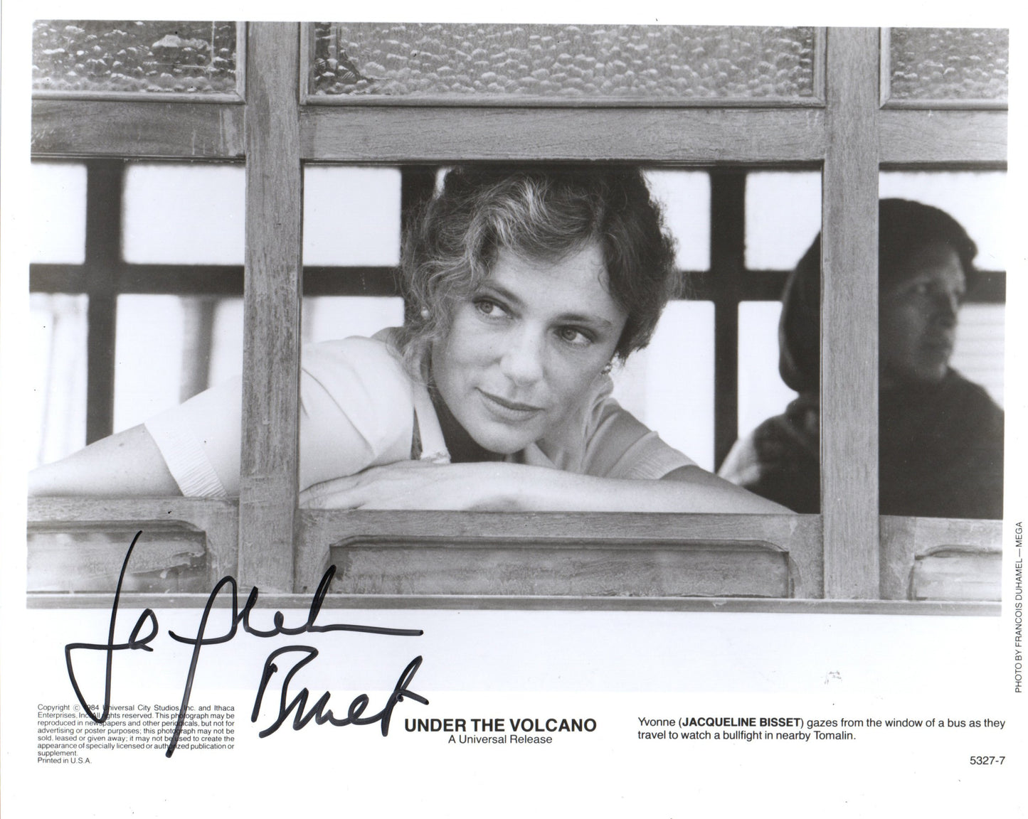 JACQUELINE BISSET SIGNED UNDER THE VOLCANO 10X8 PHOTO