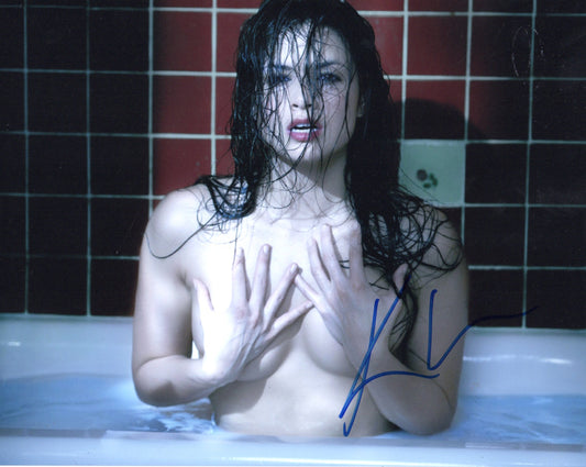 KATRINA LAW SIGNED SEXY 10X8 PHOTO (2)