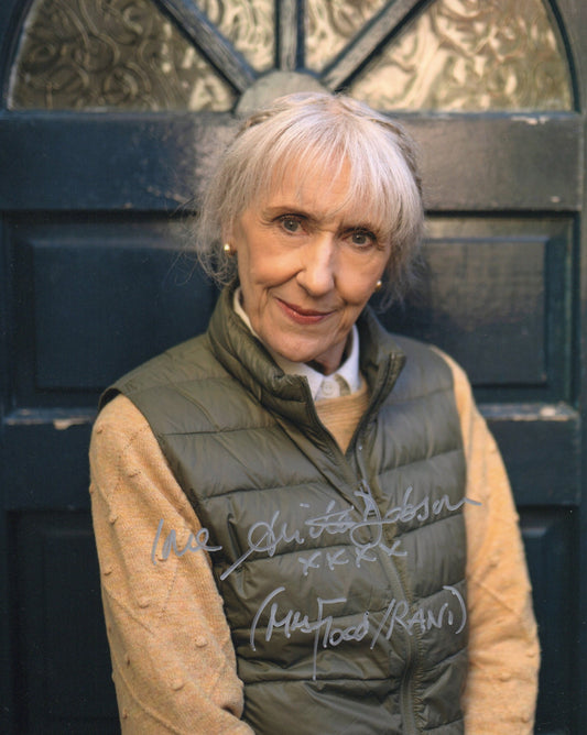 ANITA DOBSON SIGNED DR WHO 10X8 PHOTO (2)