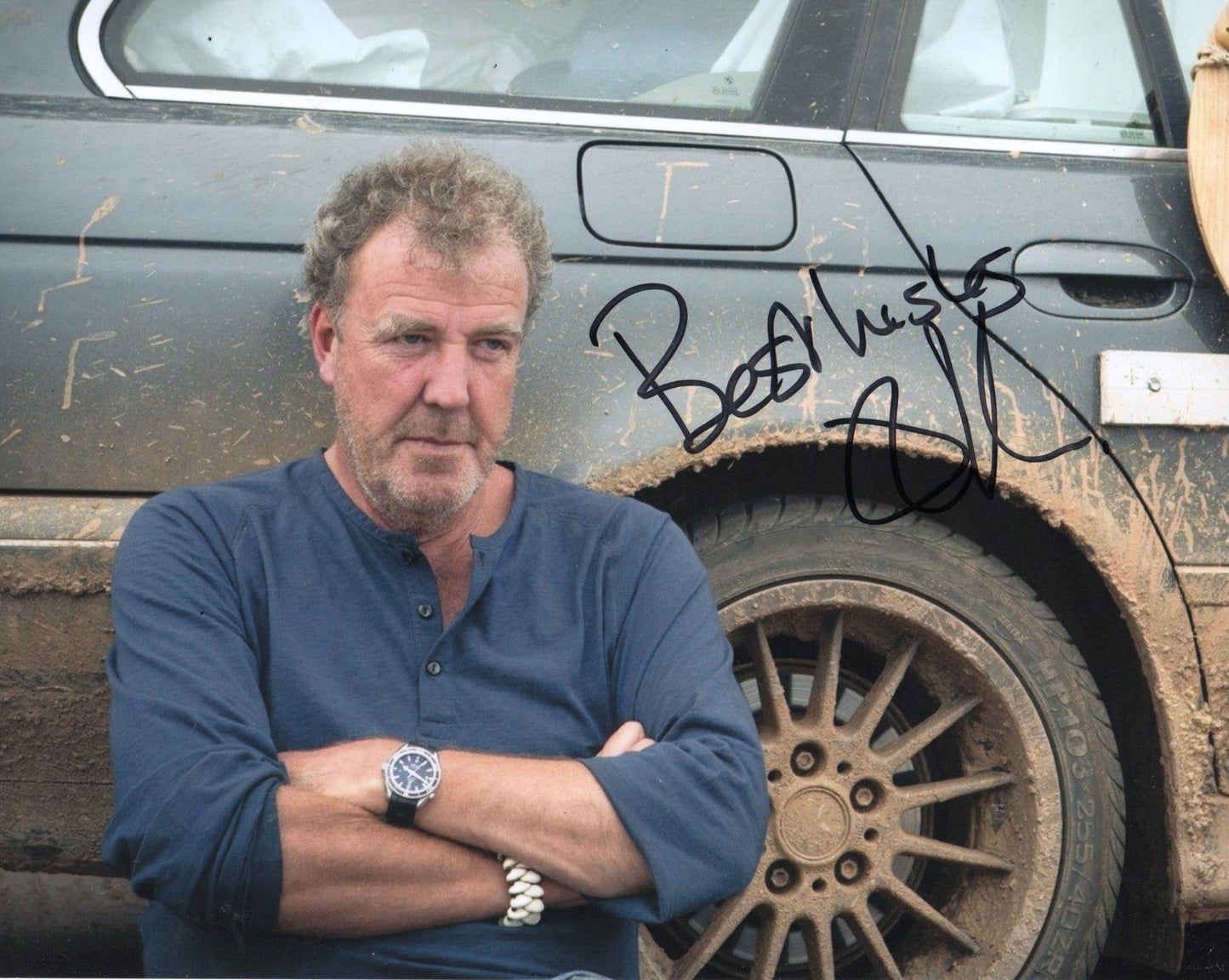 JEREMY CLARKSON SIGNED TOP GEAR 8X10 PHOTO (3)