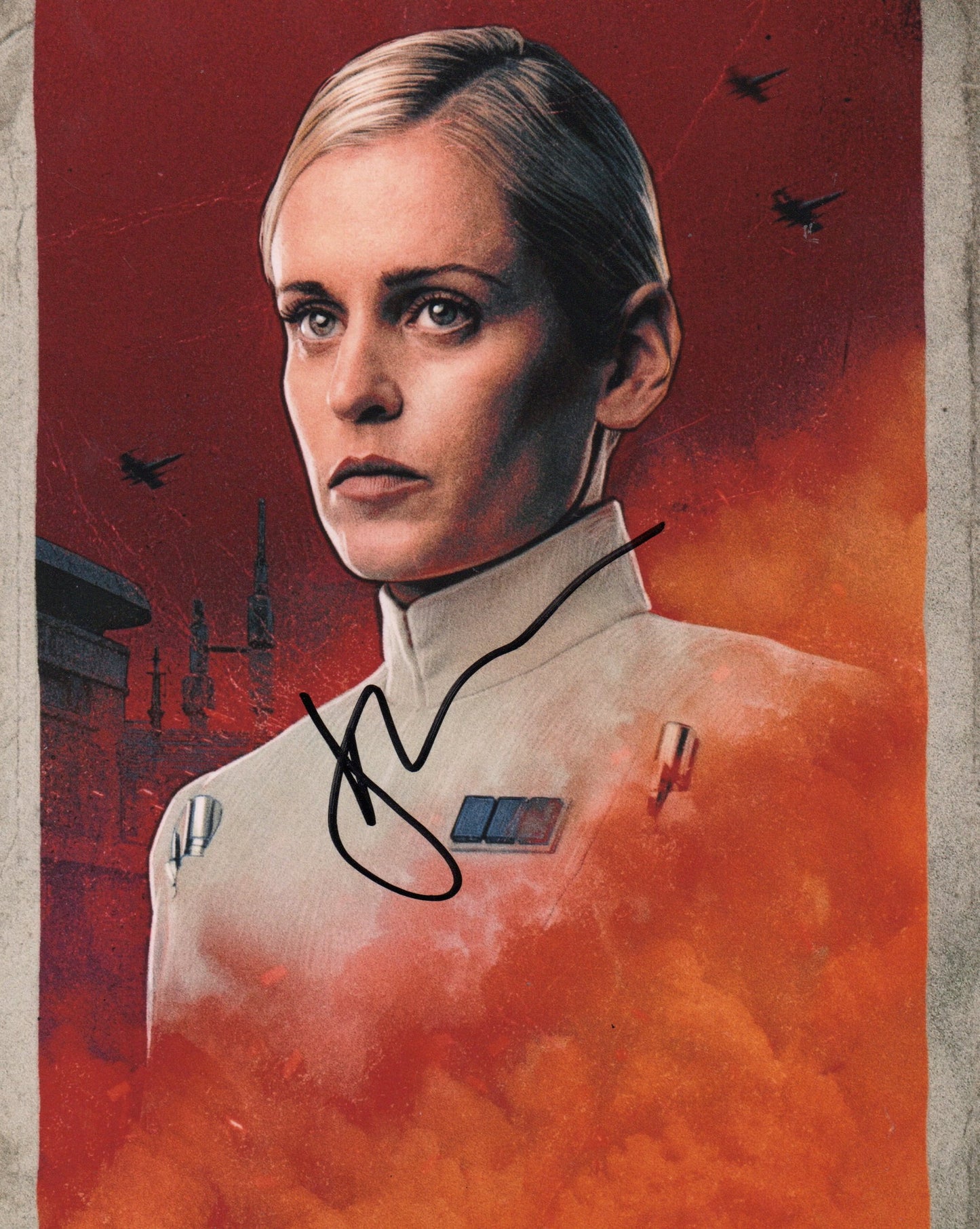DENISE GOUGH SIGNED ANDOR STAR WARS 10X8 PHOTO