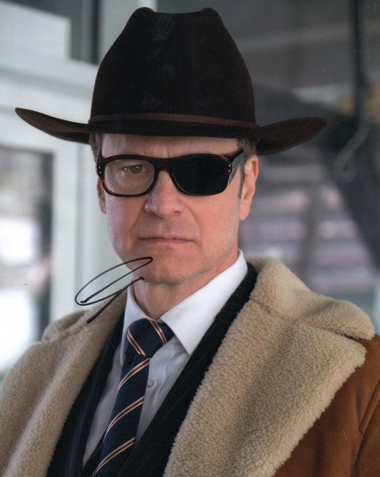 COLIN FIRTH SIGNED KINGSMAN 10X8 PHOTO (4)