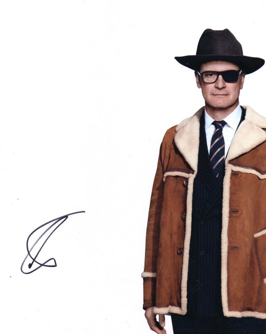COLIN FIRTH SIGNED KINGSMAN 10X8 PHOTO (5)