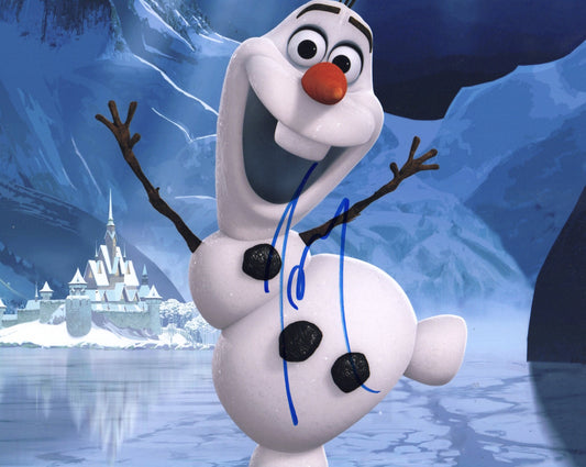 JOSH GAD SIGNED FROZEN 8X10 PHOTO (1)