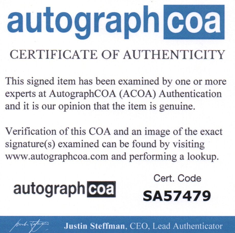 ELIJAH WOOD SIGNED LORD OF THE RINGS 8X10 PHOTO (2) ALSO ACOA