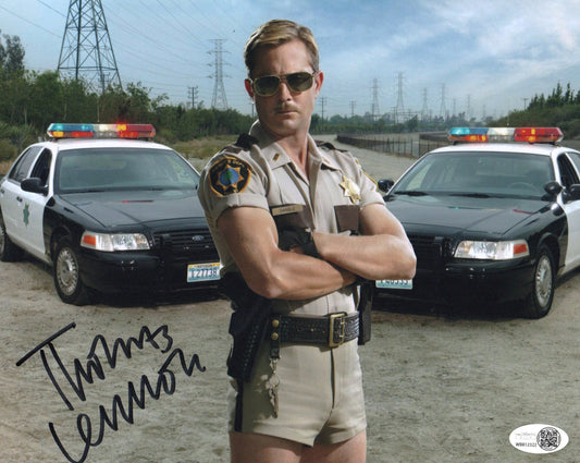 THOMAS LENNON SIGNED RENO 911 8X10 PHOTO (1) ALSO JSA