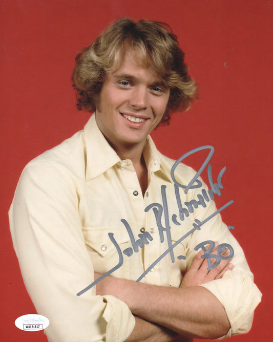 JOHN SCHNEIDER SIGNED THE DUKES OF HAZZARD 8X10 PHOTO (1) ALSO JSA