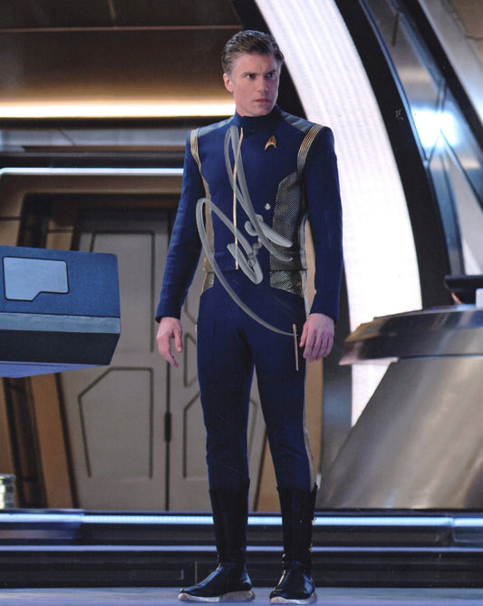 ANSON MOUNT SIGNED STAR TREK 8X10 PHOTO (2)