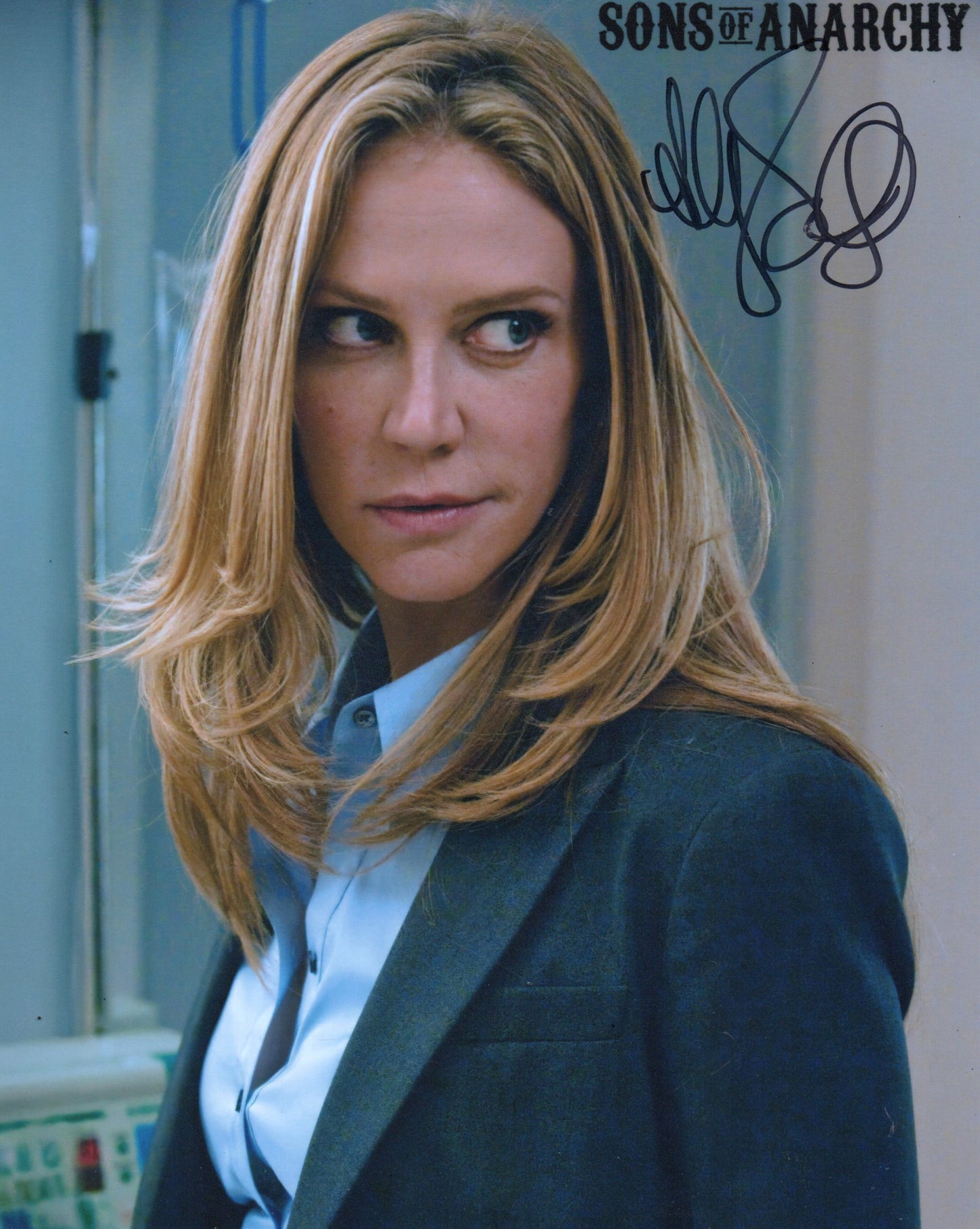 ALLY WALKER SIGNED SONS OF ANARCHY 10X8 PHOTO