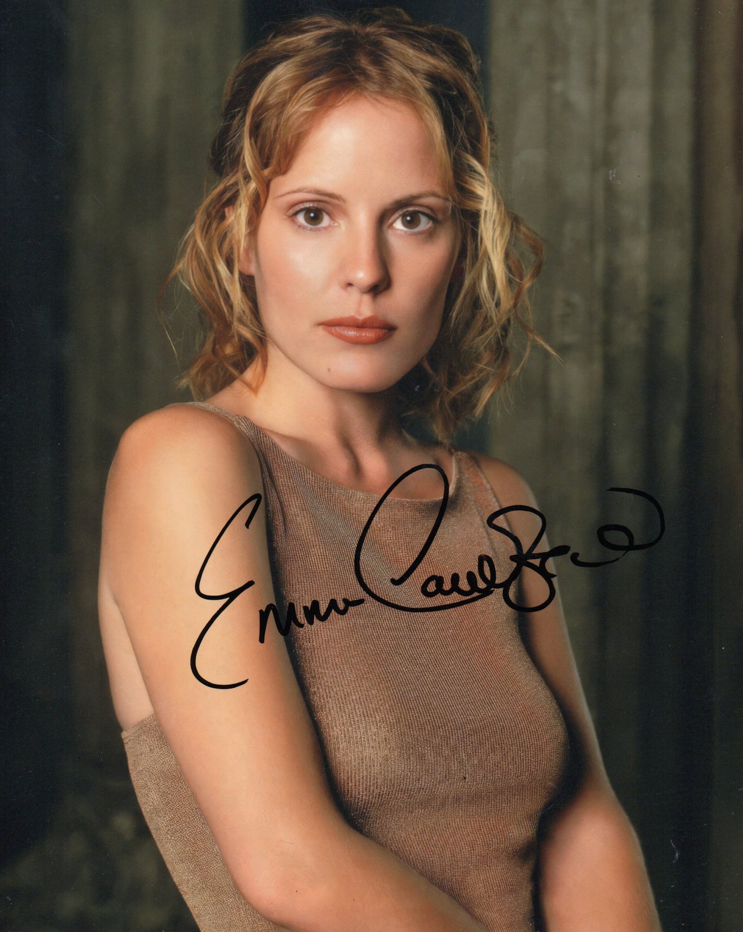 EMMA CAULFIELD SIGNED BUFFY 10X8 PHOTO (4)