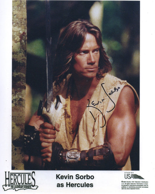 KEVIN SORBO SIGNED HERCULES 8X10 PHOTO (8)