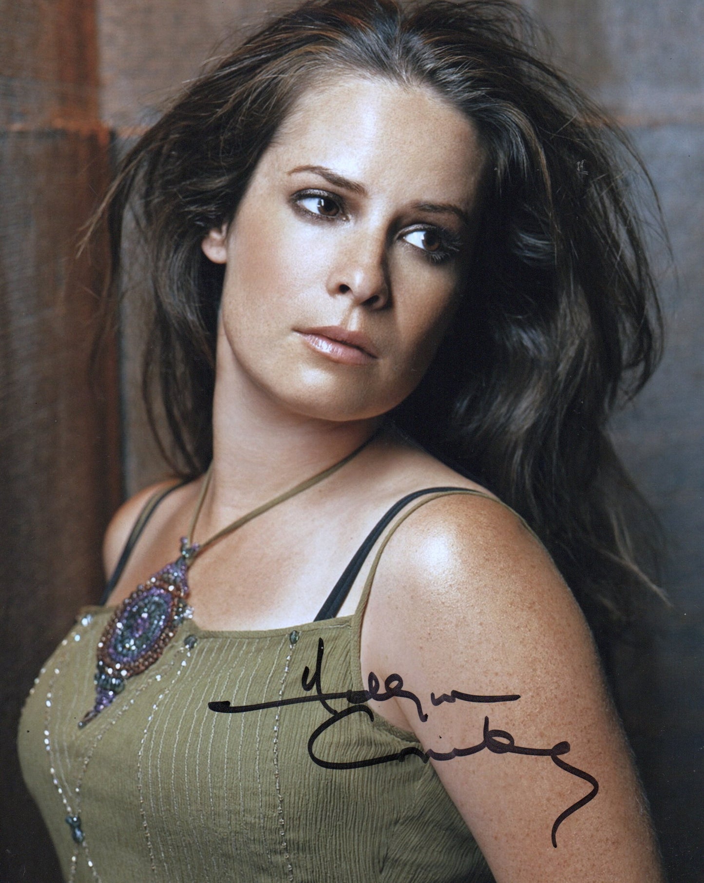 HOLLY MARIE COMBS SIGNED CHARMED 10X8 PHOTO (1)