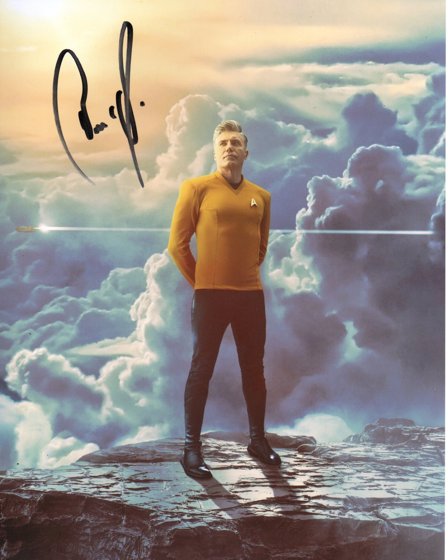 ANSON MOUNT SIGNED STAR TREK 8X10 PHOTO (4)