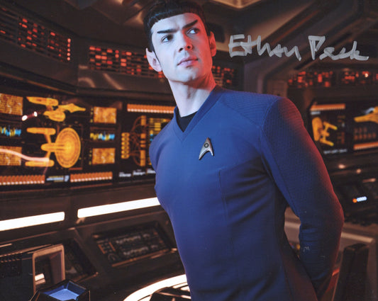 ETHAN PECK SIGNED STAR TREK 8X10 PHOTO