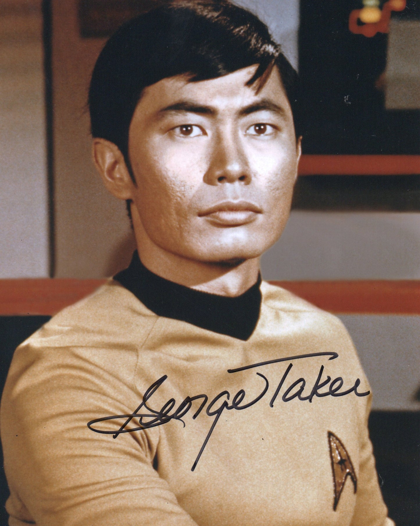 GEORGE TAKEI SIGNED STAR TREK 8X10 PHOTO