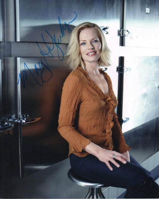 MARG HELGENBERGER SIGNED CSI 10X8 PHOTO