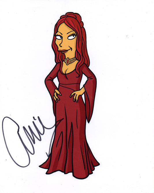 CARICE VAN HOUTEN SIGNED THE SIMPSONS 10X8 PHOTO