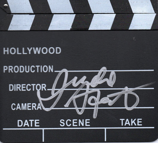 JUDD APATOW SIGNED CLAPPER BOARD 8X10 PHOTO (1)