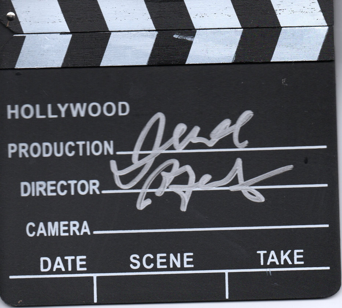JUDD APATOW SIGNED CLAPPER BOARD 8X10 PHOTO (2)