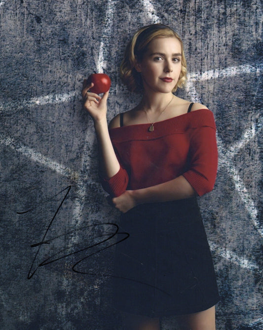 KIERNAN SHIPKA SIGNED CHILLING ADVENTURES OF SABRINA 10X8 PHOTO (1)