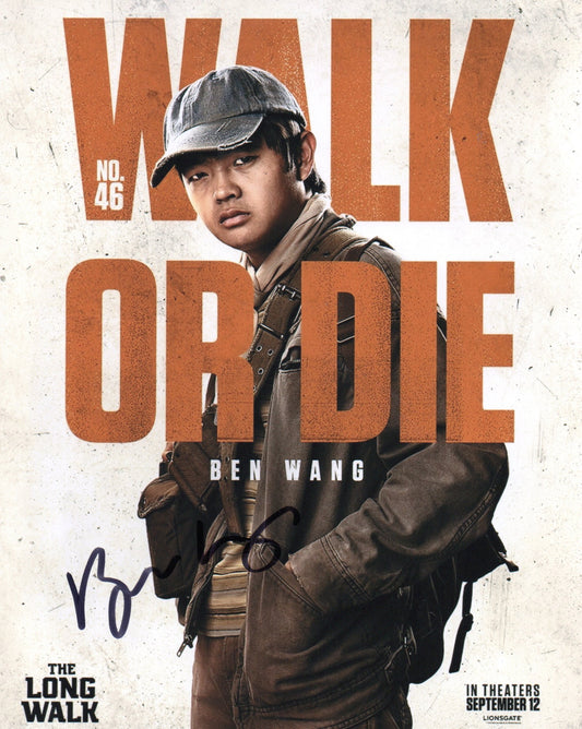 BEN WANG SIGNED THE LONG WALK 8X10 PHOTO (1)