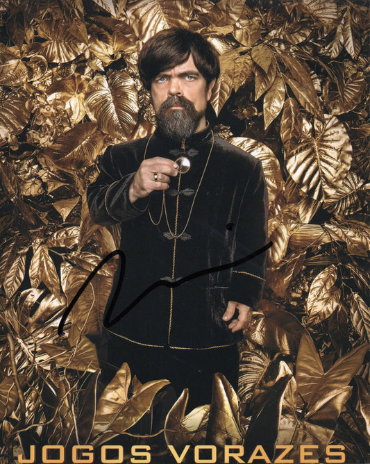 PETER DINKLAGE SIGNED HUNGER GAMES 8X10 PHOTO