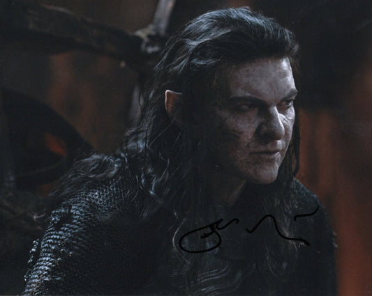 SAM HAZELDINE SIGNED RINGS OF POWER 8X10 PHOTO (1) VIDEO PROOF