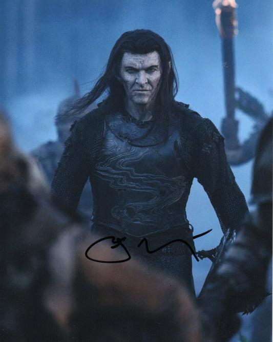 SAM HAZELDINE SIGNED RINGS OF POWER 8X10 PHOTO (3) VIDEO PROOF