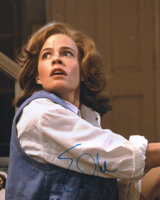 ELISABETH SHUE SIGNED BACK TO THE FUTURE 10X8 PHOTO (2) VIDEO PROOF