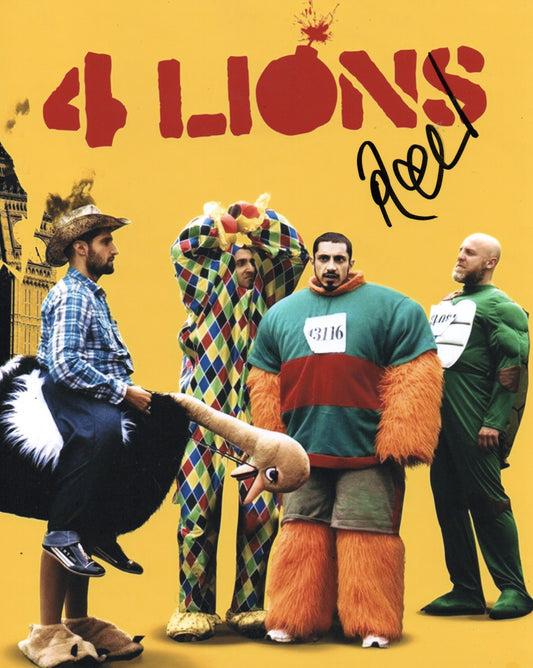 RIZ AHMED SIGNED FOUR LIONS 8X10 PHOTO (1)