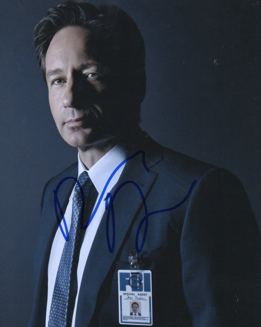 DAVID DUCHOVNY SIGNED X-FILES 8X10 PHOTO (9)