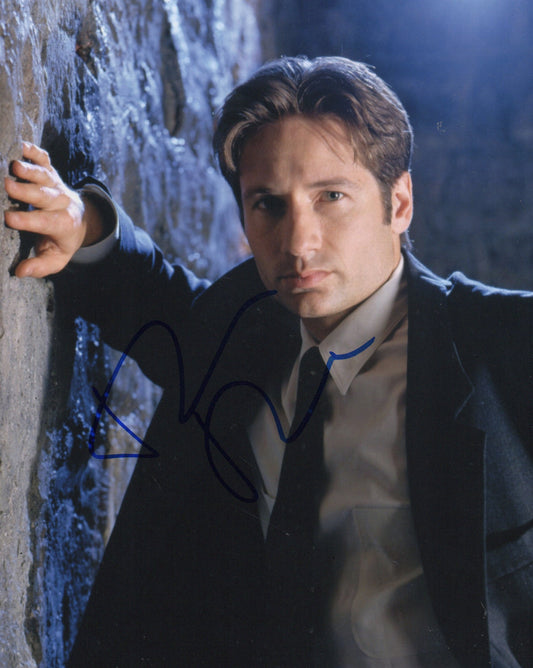 DAVID DUCHOVNY SIGNED X-FILES 8X10 PHOTO (10)