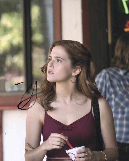 ZOEY DEUTCH SIGNED EVERYBODY WANTS SOME 10X8 PHOTO VIDEO PROOF