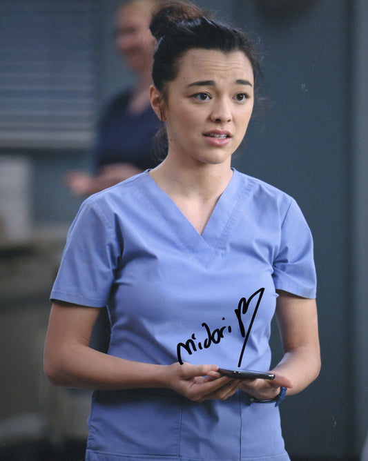 MIDORI FRANCIS SIGNED  GREY'S ANATOMY 10X8 PHOTO (2)