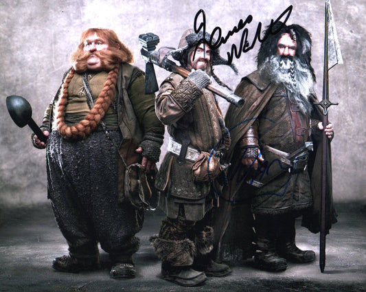 JAMES NESBITT AND WILLIAM KIRCHER SIGNED THE HOBBIT 8X10 PHOTO (1)
