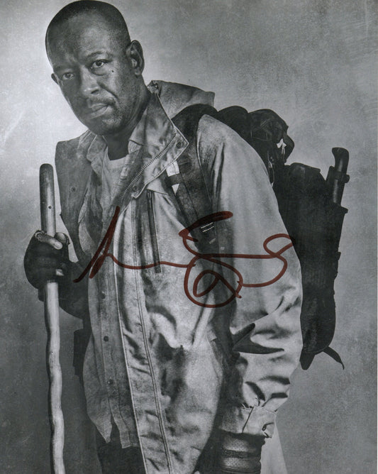 LENNIE JAMES SIGNED THE WALKING DEAD 8X10 PHOTO (15)