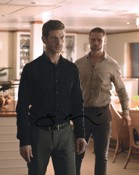 SAM HAZELDINE SIGNED MECHANIC RESURRECTION 8X10 PHOTO(2) VIDEO PROOF