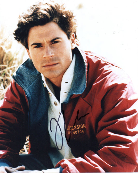 ROB LOWE SIGNED 8X10 PHOTO
