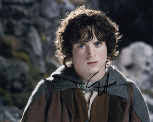 ELIJAH WOOD SIGNED LORD OF THE RINGS 8X10 PHOTO (9) VIDEO PROOF