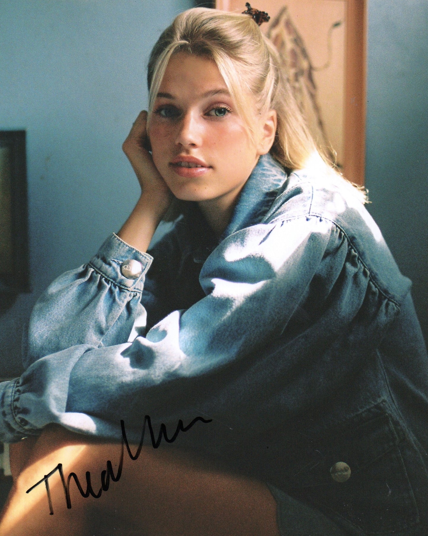 THEA SOFIE LOCH NAESS SIGNED SEXY PHOTO (7) VIDEO PROOF