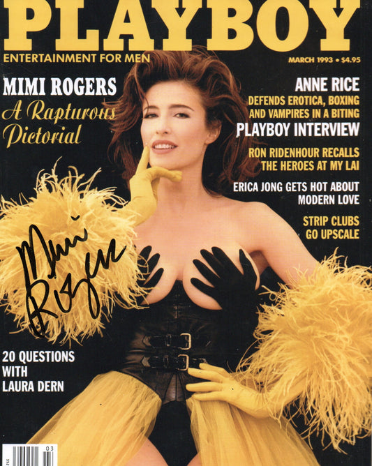MIMI ROGERS SIGNED SEXY 10X8 PHOTO (2)