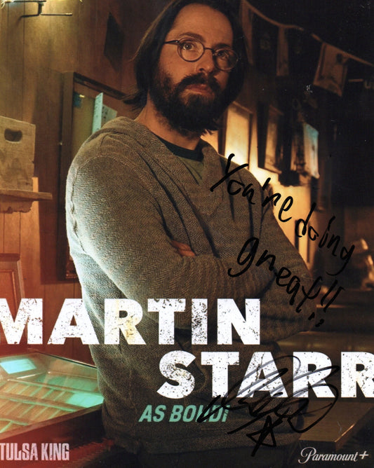 MARTIN STARR SIGNED TULSA KING 8X10 PHOTO (1)