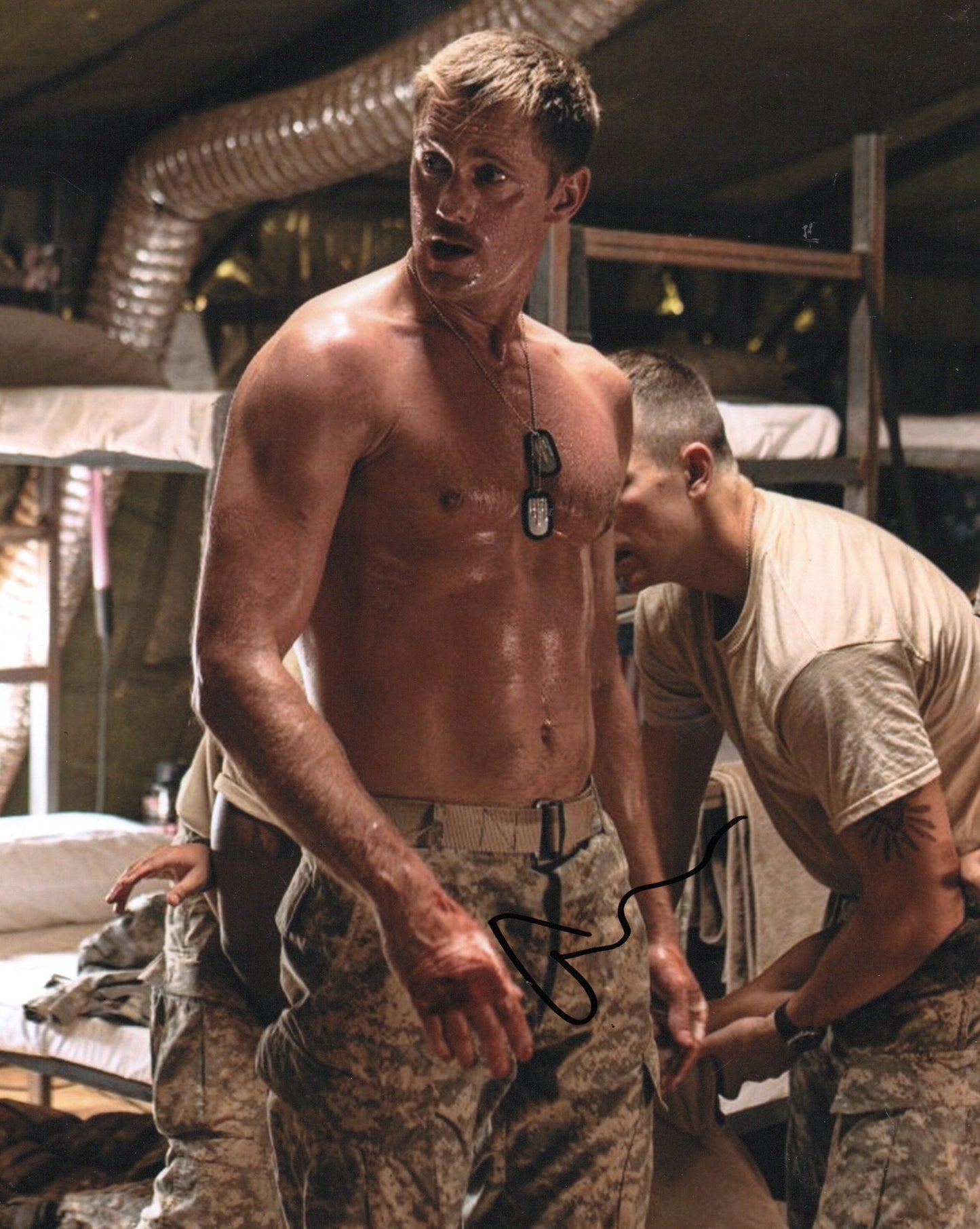 ALEXANDER SKARSGARD SIGNED THE KILL TEAM 8X10 PHOTO (1)